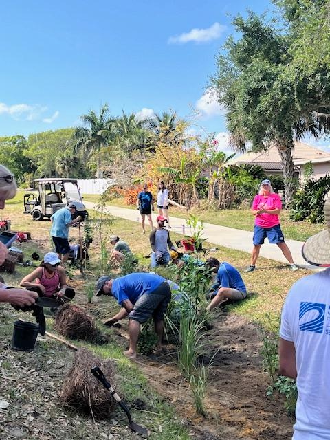 Indialantic Bioswales Earth Day space coast 2024